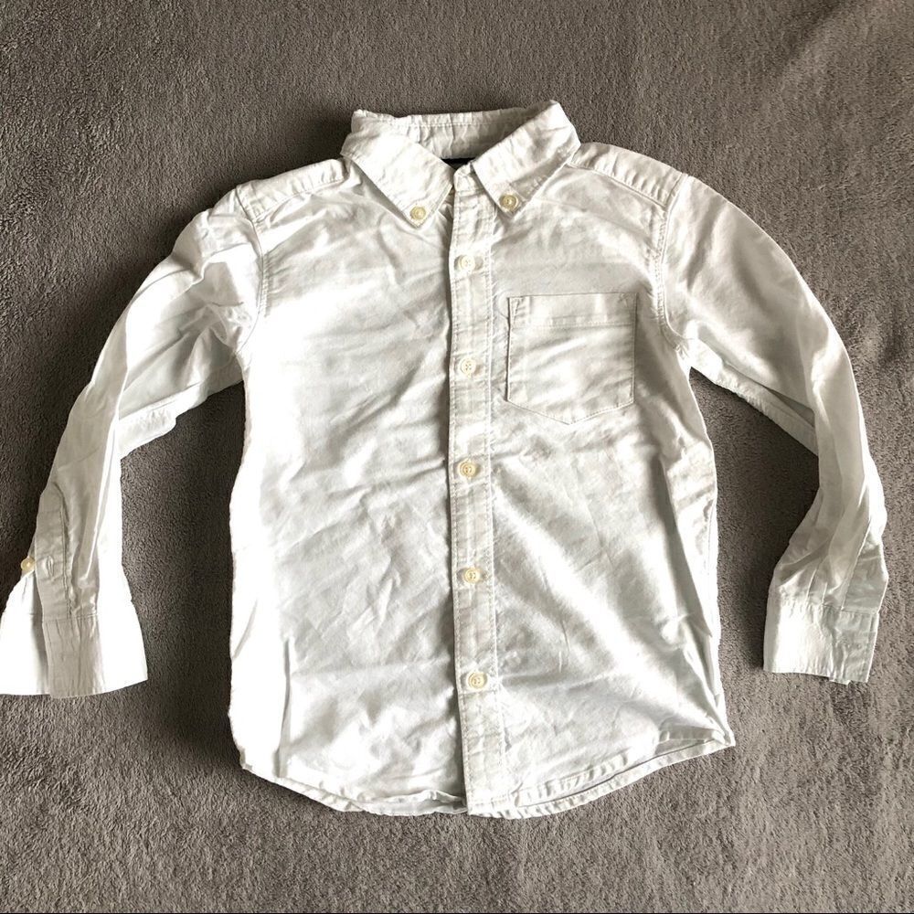 Carter’s Boys Oxford White Long Sleeve Button down
